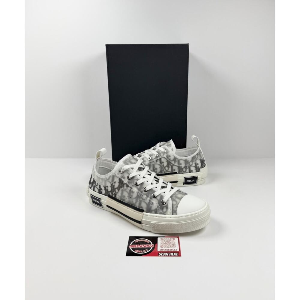 Size 41EU/8US - Dior B23 Oblique White Black Low Top NEW!